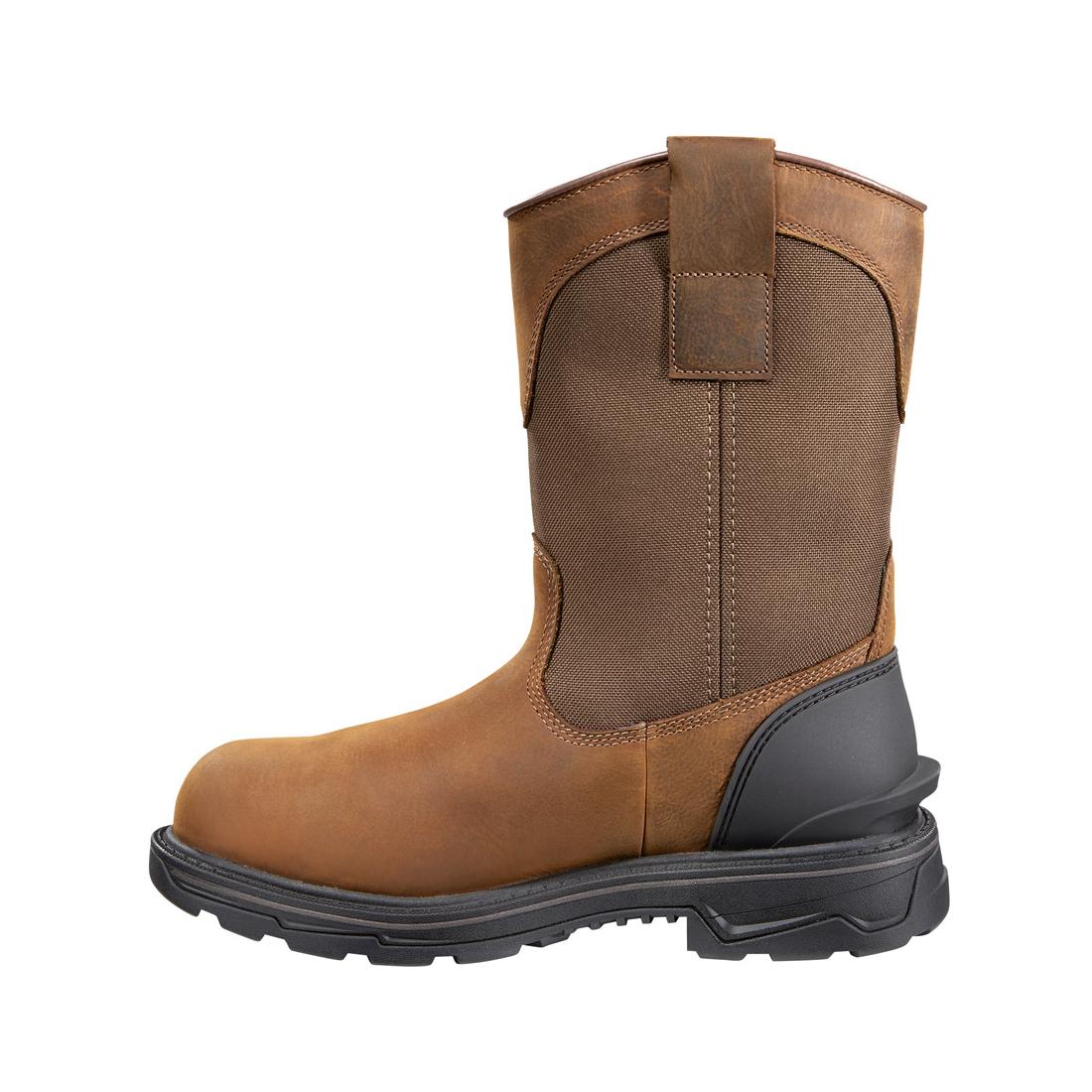 11" Ironwood Alloy-Toe Waterproof Wellington Pull-On Work Boot Brown - Image 6