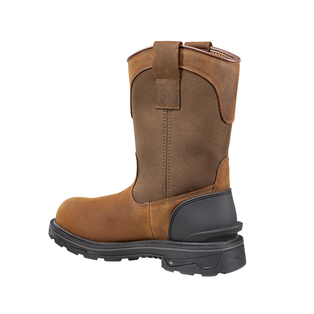 11" Ironwood Alloy-Toe Waterproof Wellington Pull-On Work Boot Brown - Image 7
