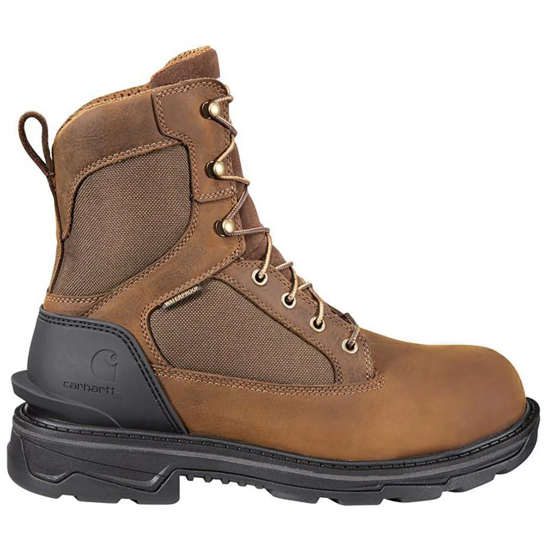 8" Ironwood Waterproof Alloy Toe Work Boot Brown