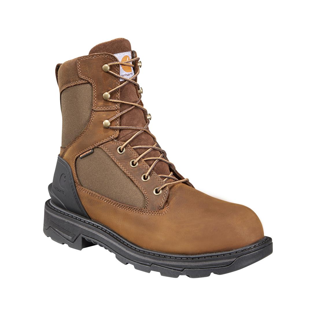 8" Ironwood Waterproof Alloy Toe Work Boot Brown - Image 2