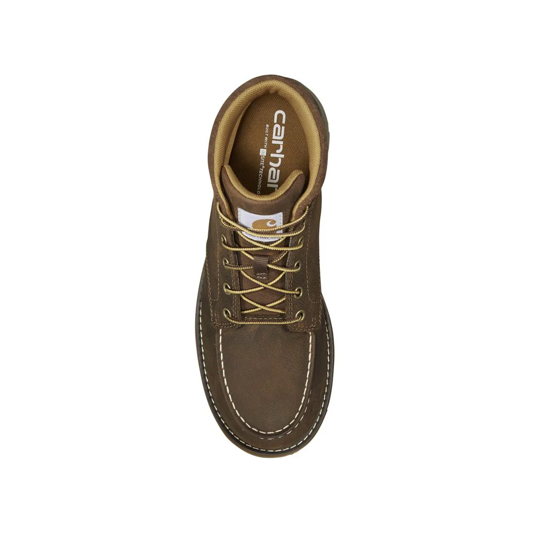5" Millbrook Moc Toe Wedge Soft Toe Boot Brown - Image 7