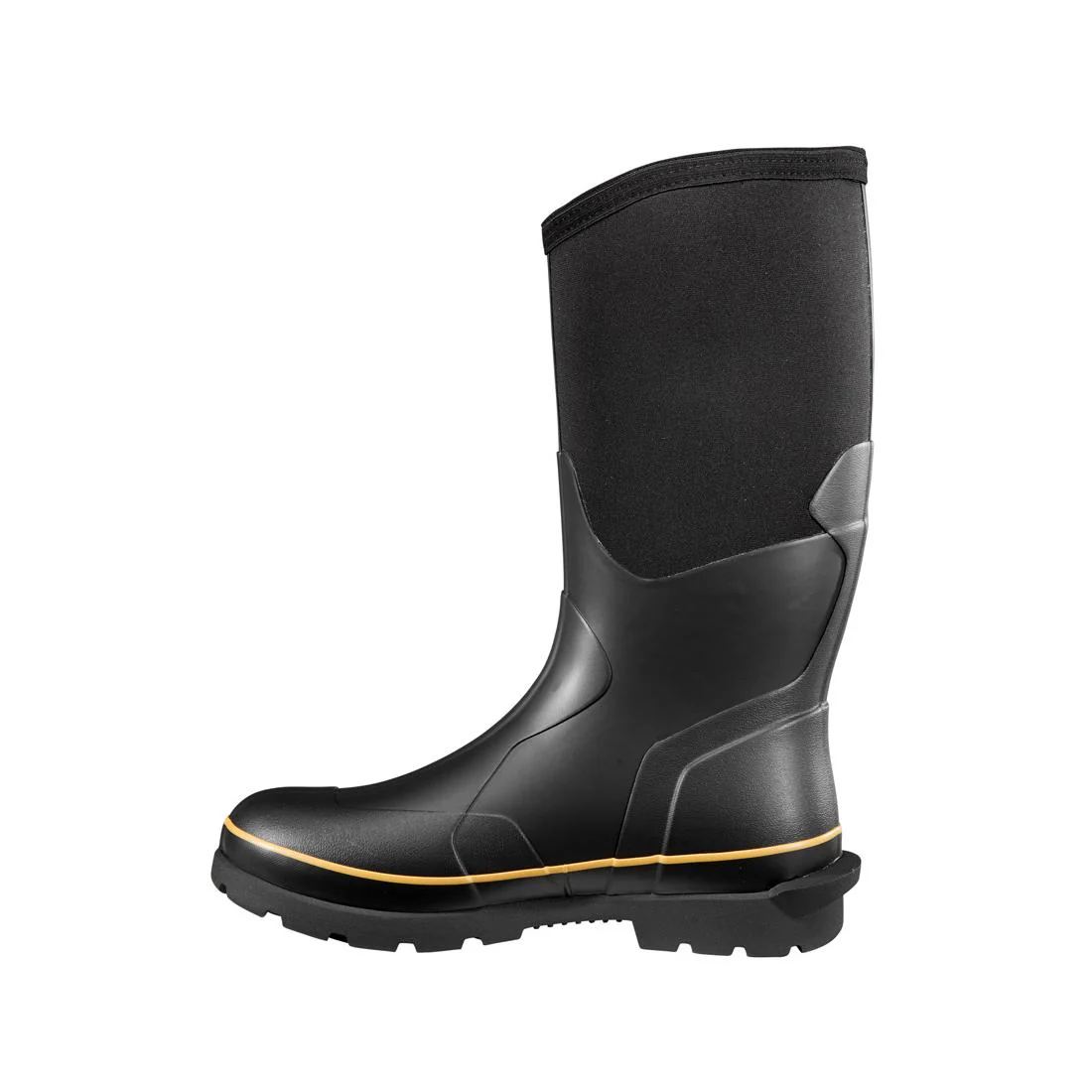 15" Mudrunner Waterproof Rubber Soft Toe Boot Black - Image 6