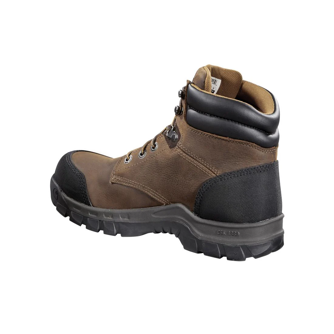 6" Rugged Flex Waterproof Composite Toe Work Boot Brown - Image 6