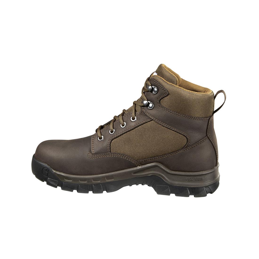 6" Rugged Flex Waterproof Steel Toe Work Boot Dark Brown - Image 6