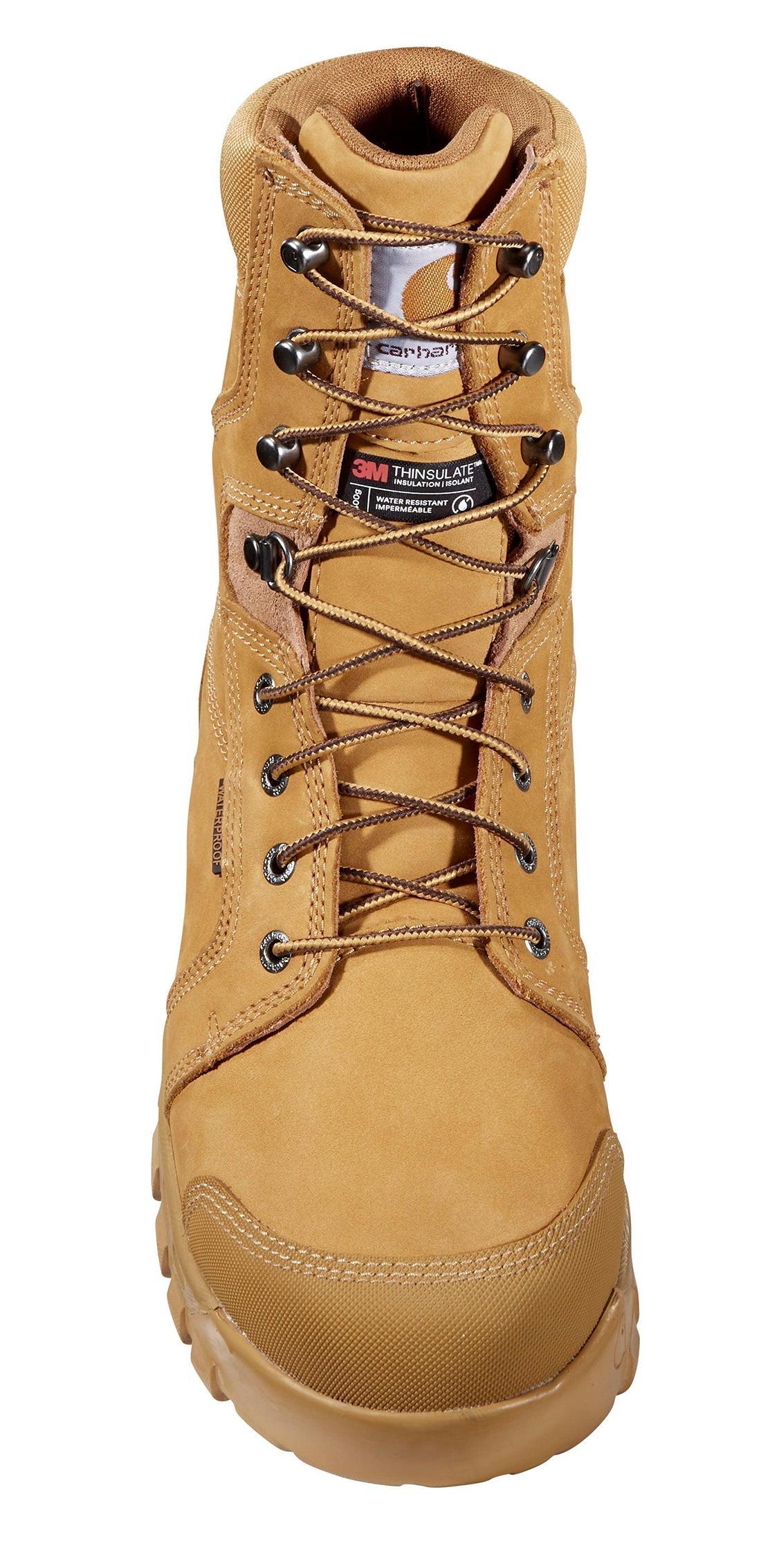 8" Rugged Flex Waterproof Insulated Soft Toe Boot Wheat - Image 4