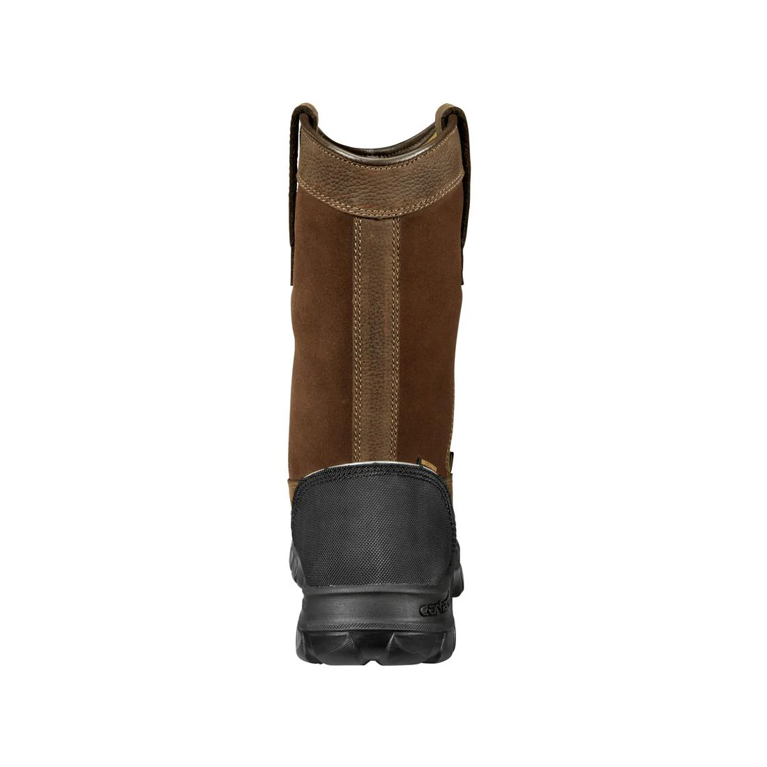 11" Rugged Flex Composite-Toe Waterproof MetGuard Wellington Pull On Work Boot Brown/Black - Image 5