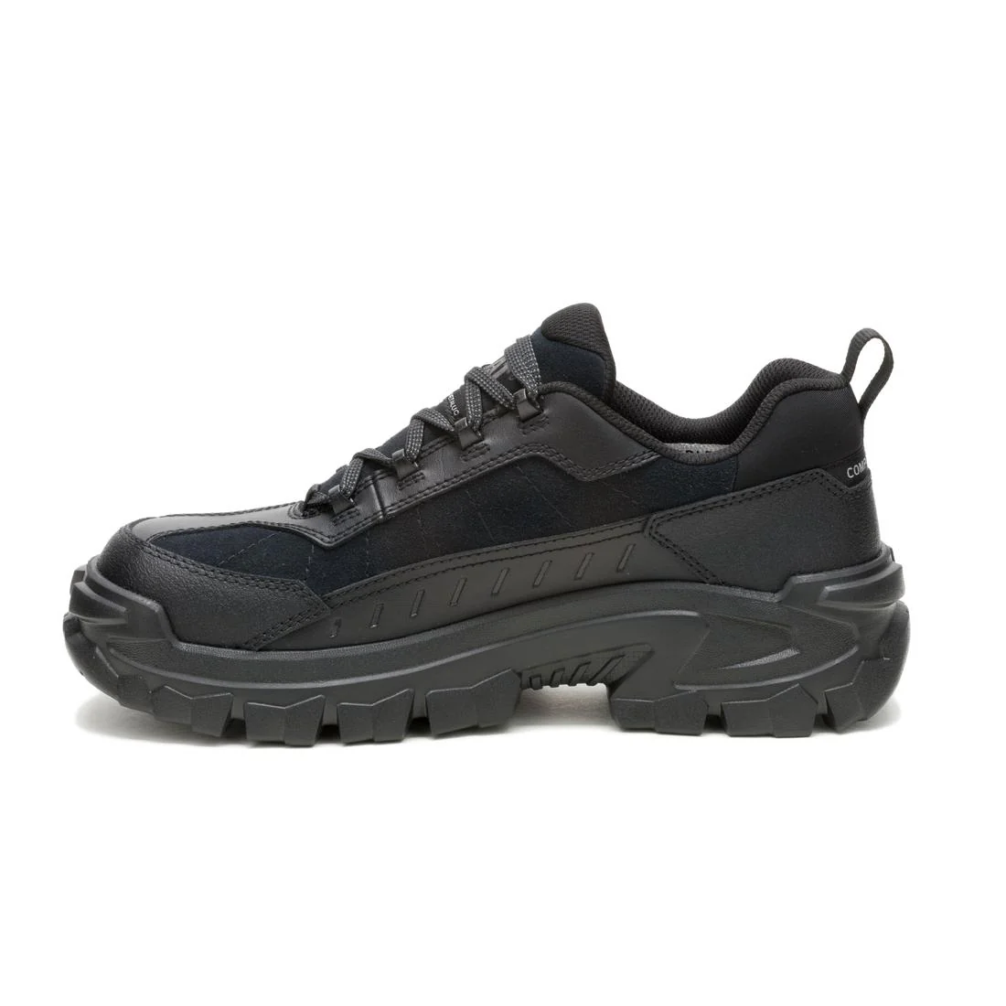 Invader Sport Lo Composite-Toe Shoes Black In Suede - Image 6
