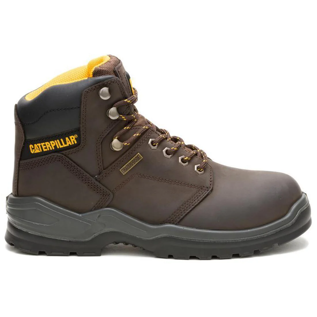 Striver Waterproof Steel-Toe Boots Brown