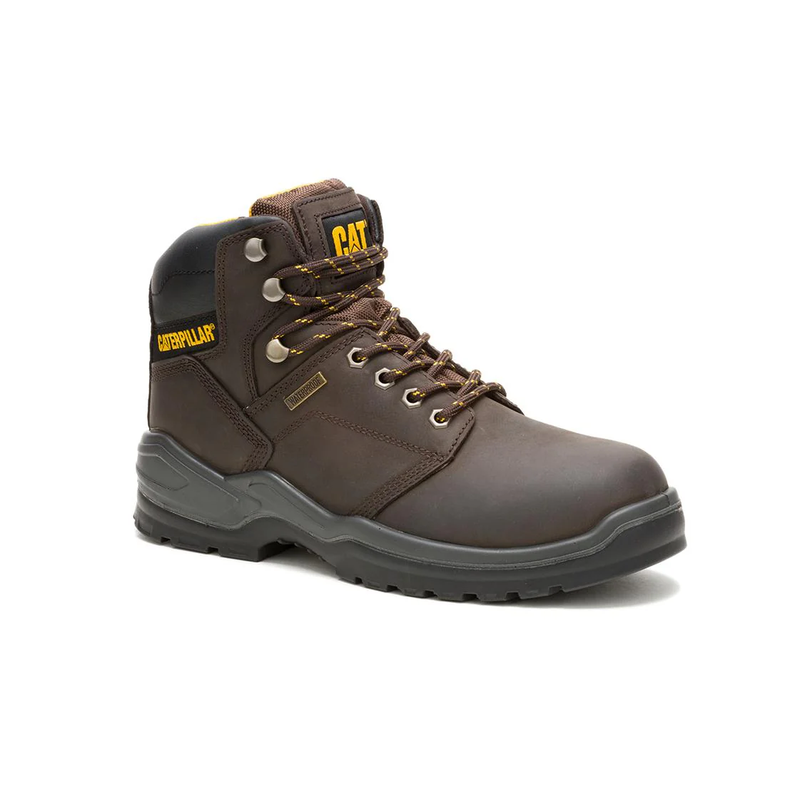Striver Waterproof Steel-Toe Boots Brown - Image 2