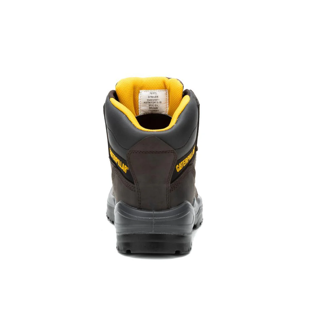 Striver Waterproof Steel-Toe Boots Brown - Image 5