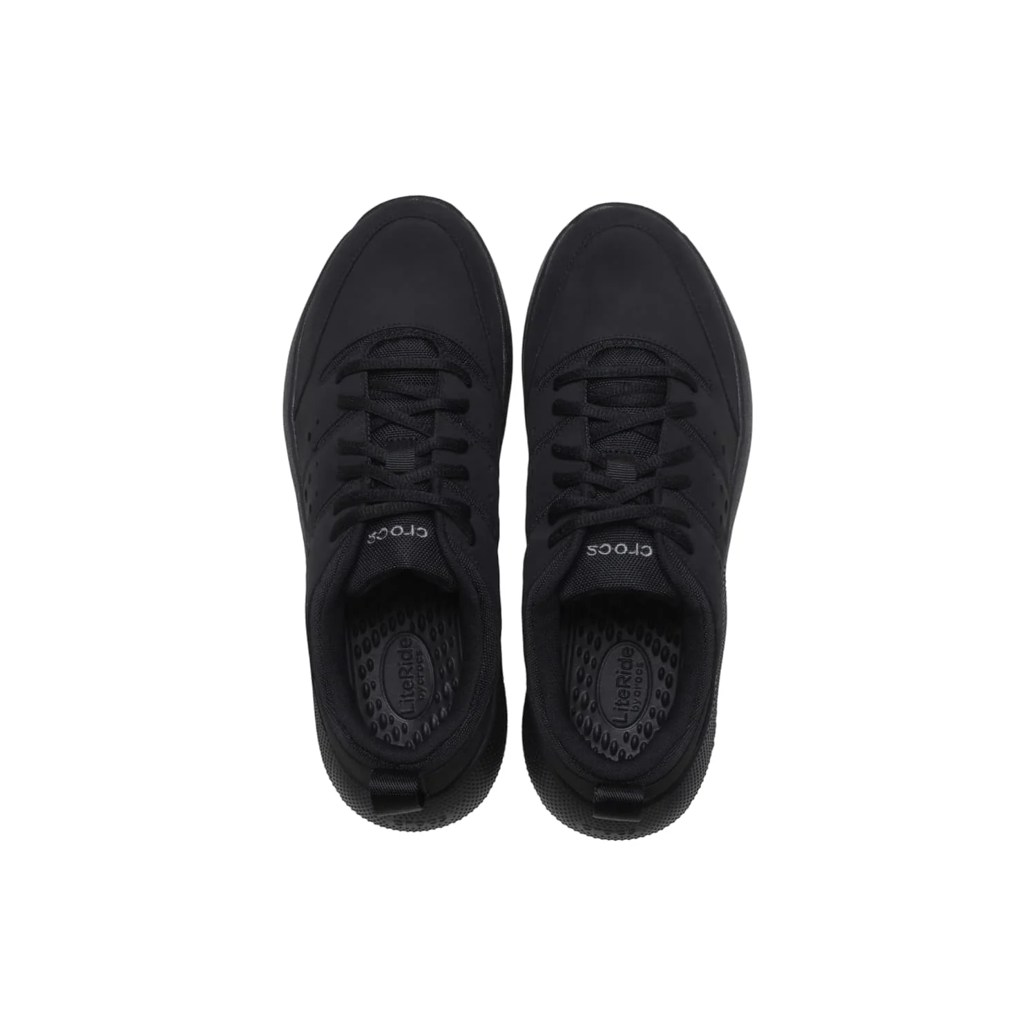 Men's On the Clock Slip Resistant Sneaker Black - Image 4