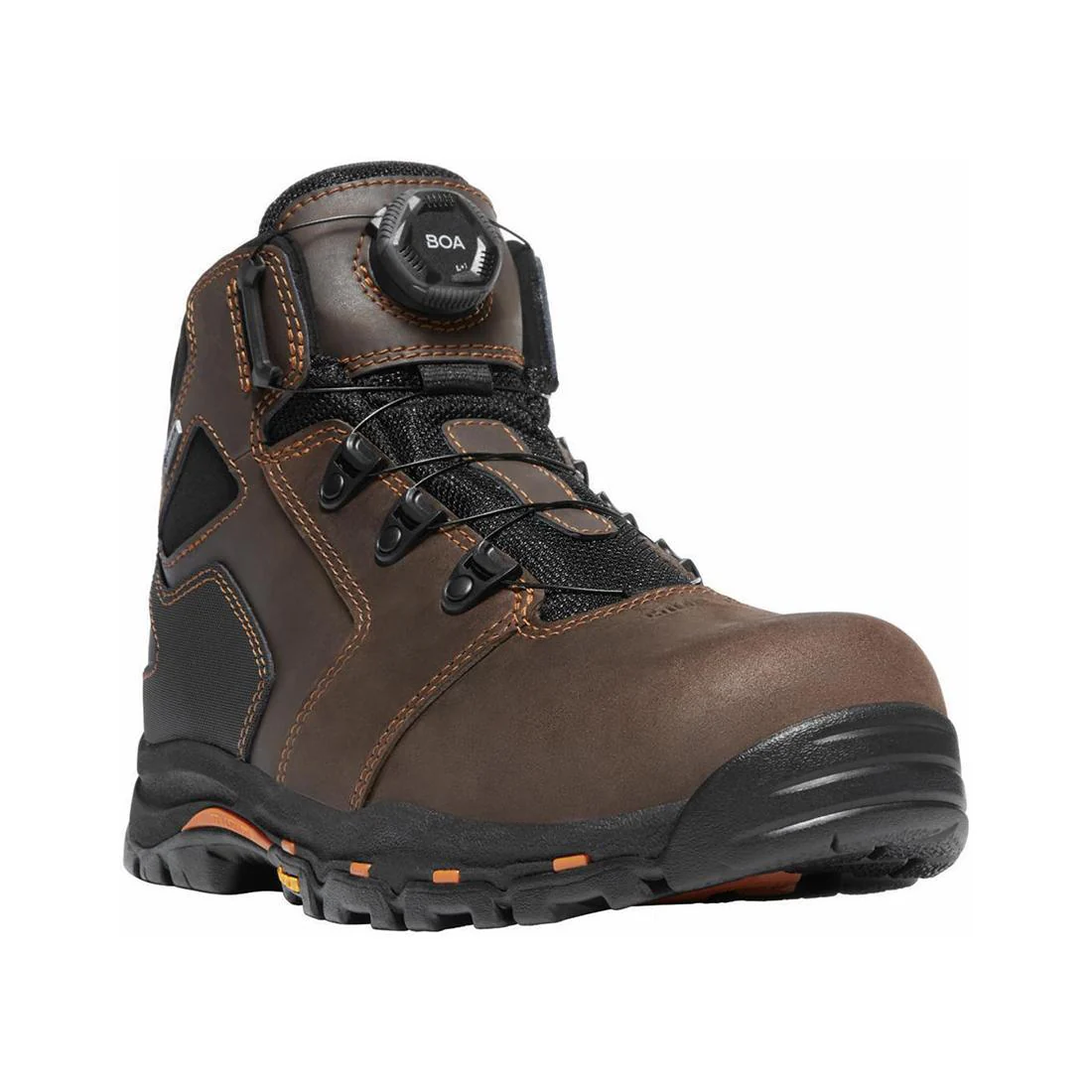 Vicious 4.5" BOA Nano Toe Work Boot Medium Brown - Image 2