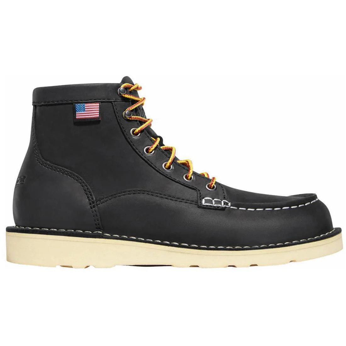 Bull Run Moc Toe Women’s 6" Soft Toe Work Boot Black