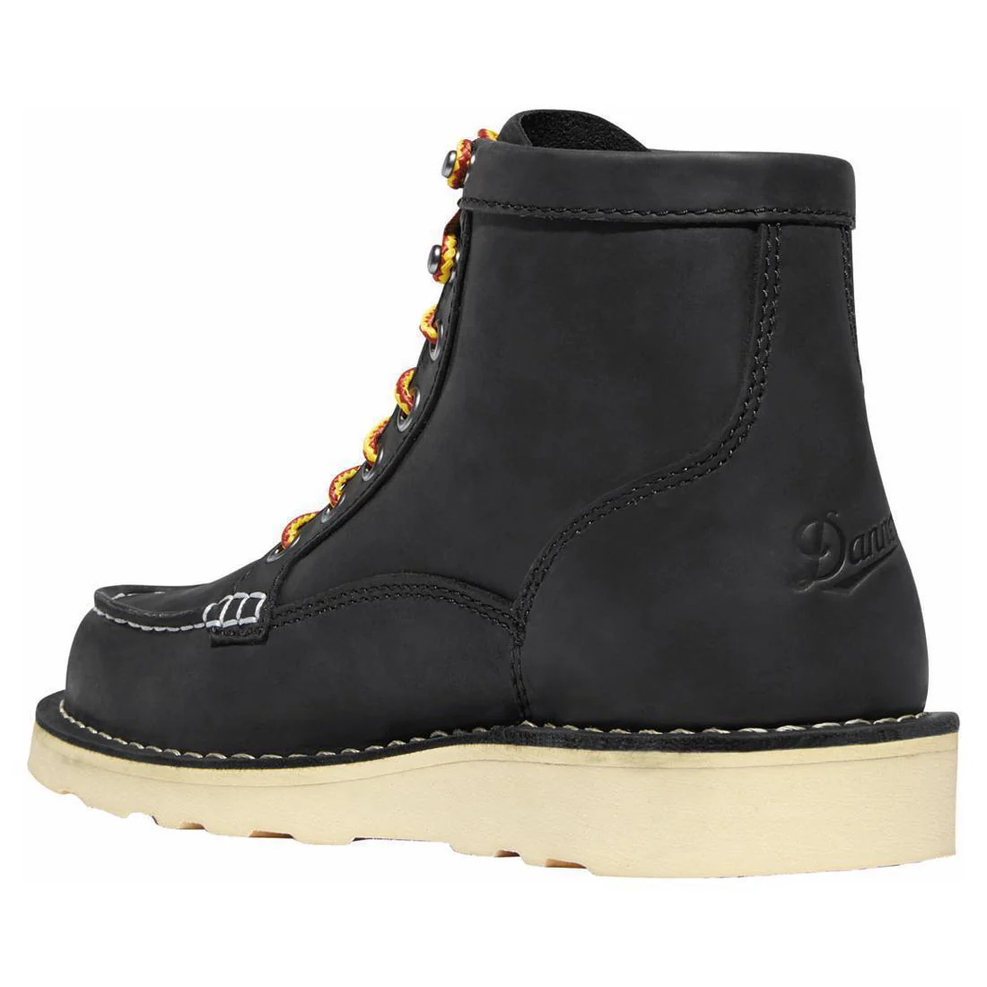 Bull Run Moc Toe Women’s 6" Soft Toe Work Boot Black - Image 5