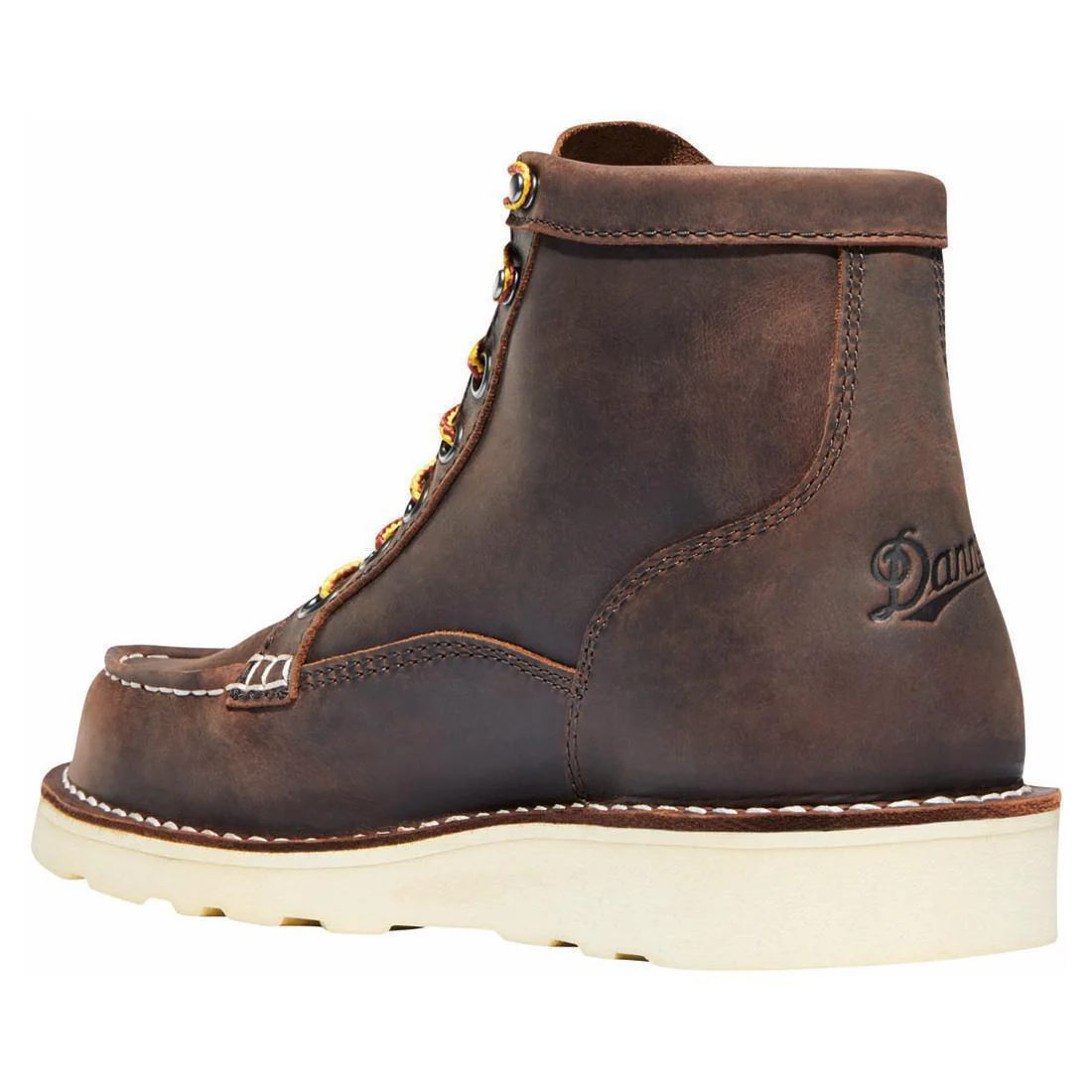 Bull Run Moc Toe Women’s 6" Soft Toe Work Boot Brown - Image 5