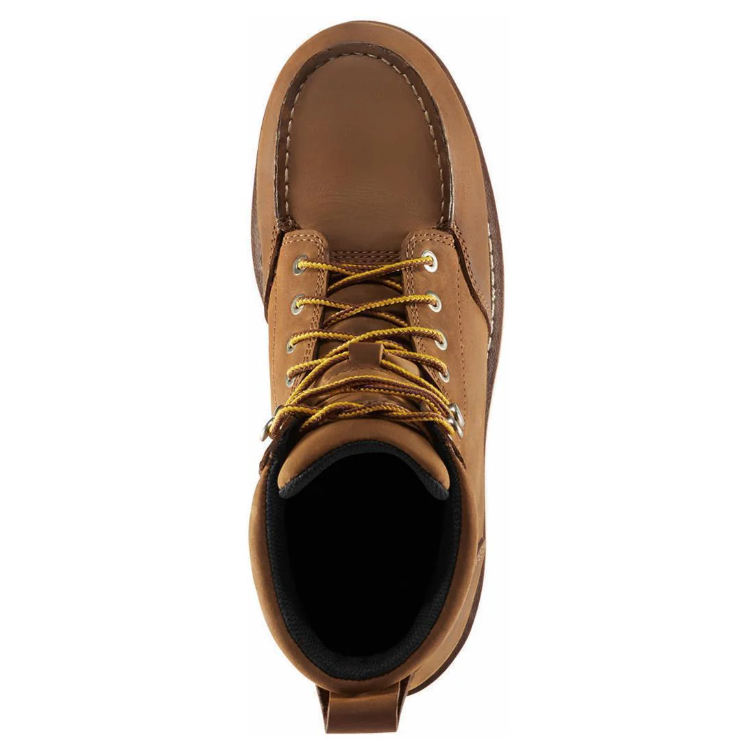 Cedar River Moc Toe Women’s 6" Soft Toe Work Boot Brown - Image 4