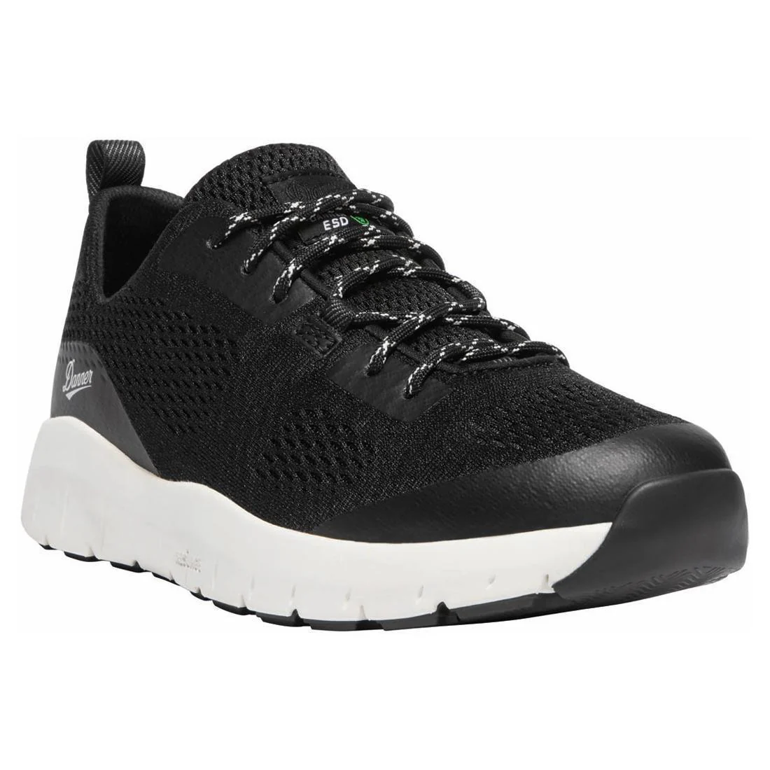 Run Time Women’s 3" ESD Soft Toe Work Shoe Black/White - Image 2