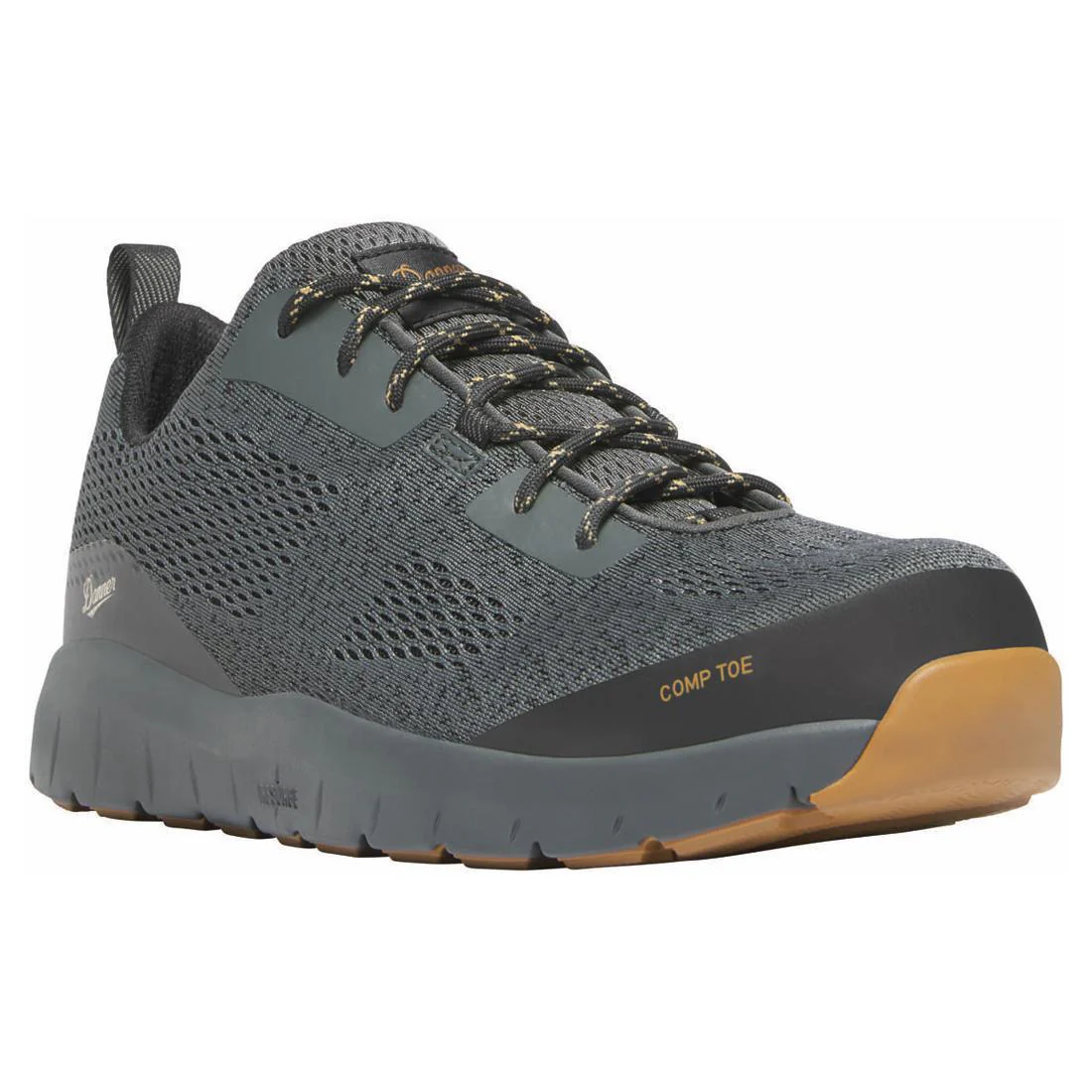 Run Time Women’s 3" Nano Toe Work Shoe Gray - Image 6