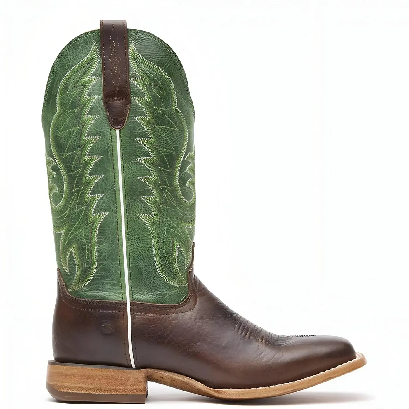 Arena Pro Hickory and Shamrock Green Western Boot