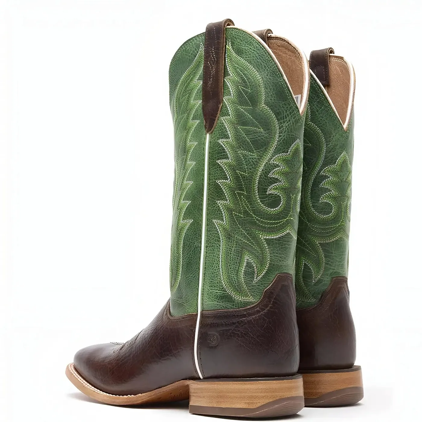 Arena Pro Hickory and Shamrock Green Western Boot - Image 4