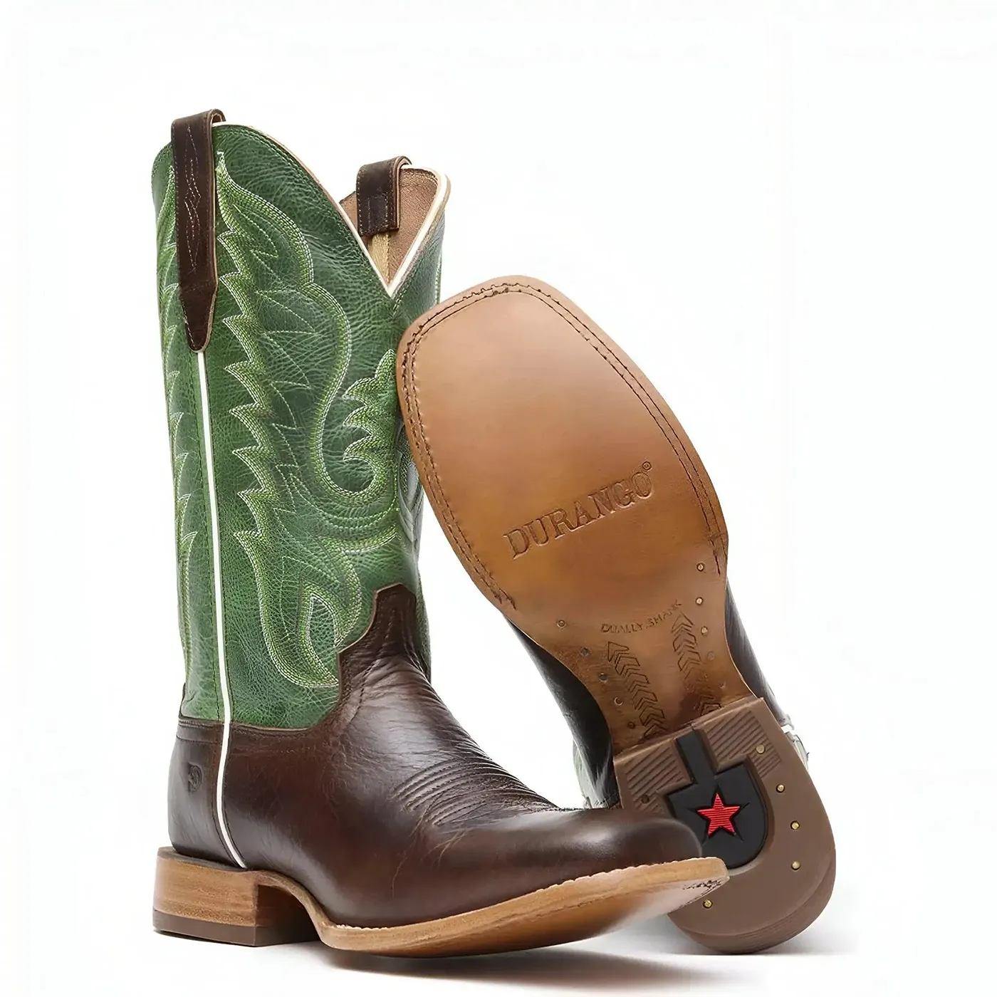 Arena Pro Hickory and Shamrock Green Western Boot - Image 5
