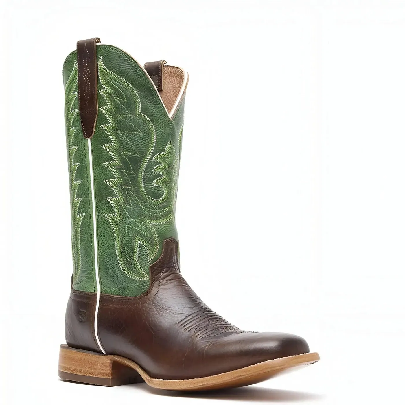 Arena Pro Hickory and Shamrock Green Western Boot - Image 7
