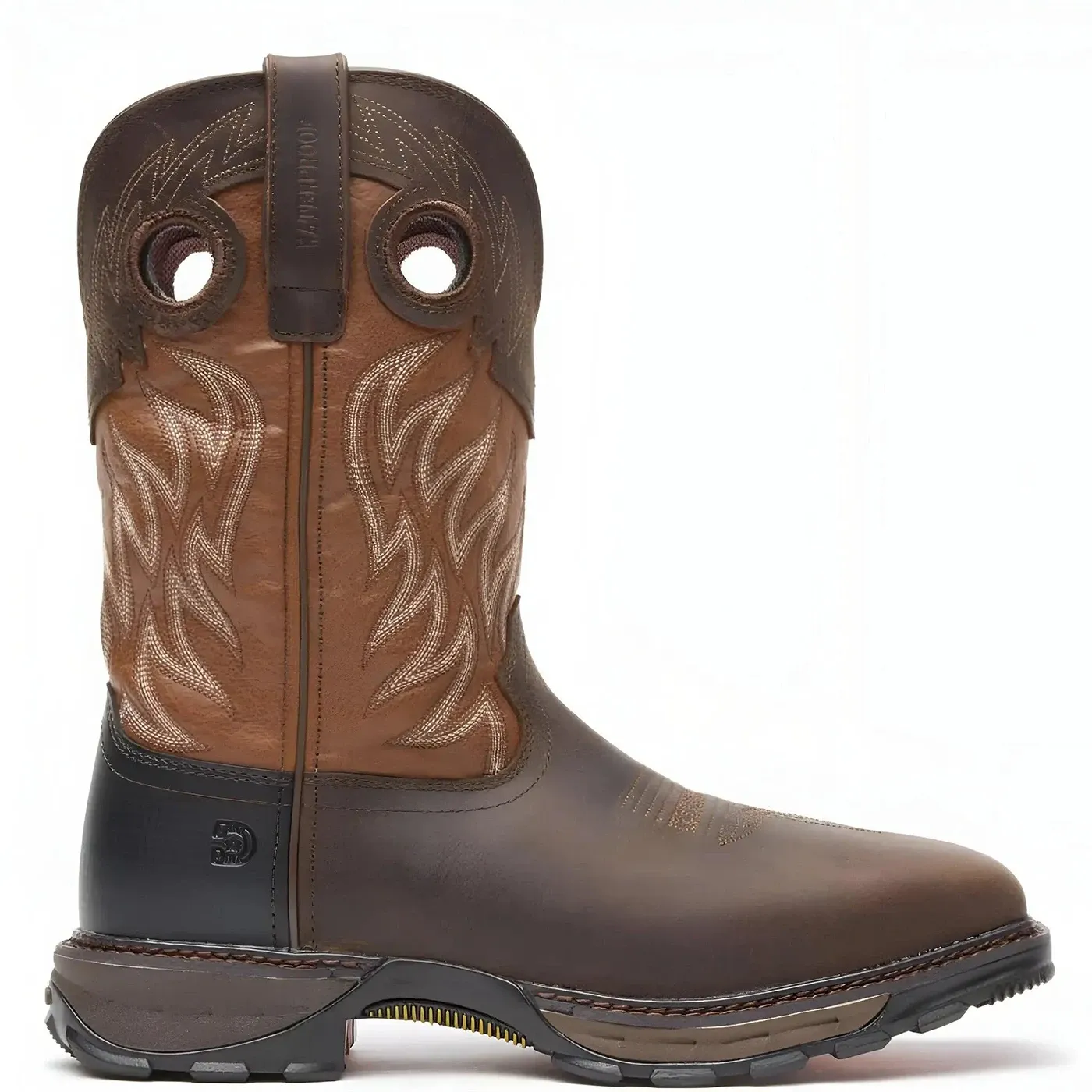 Maverick XP Steel Toe Waterproof Western Work Boot Deep Brown