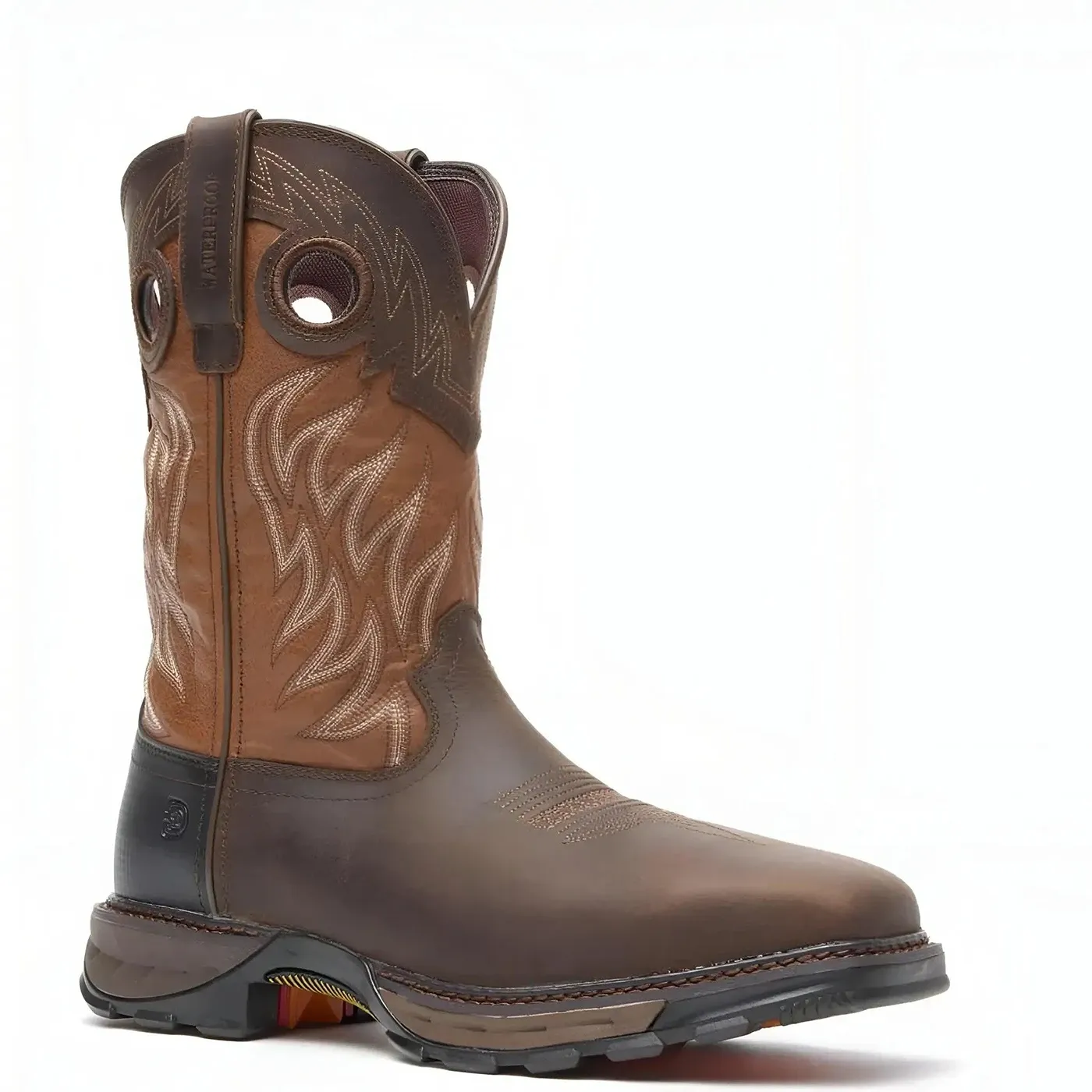 Maverick XP Steel Toe Waterproof Western Work Boot Deep Brown - Image 6