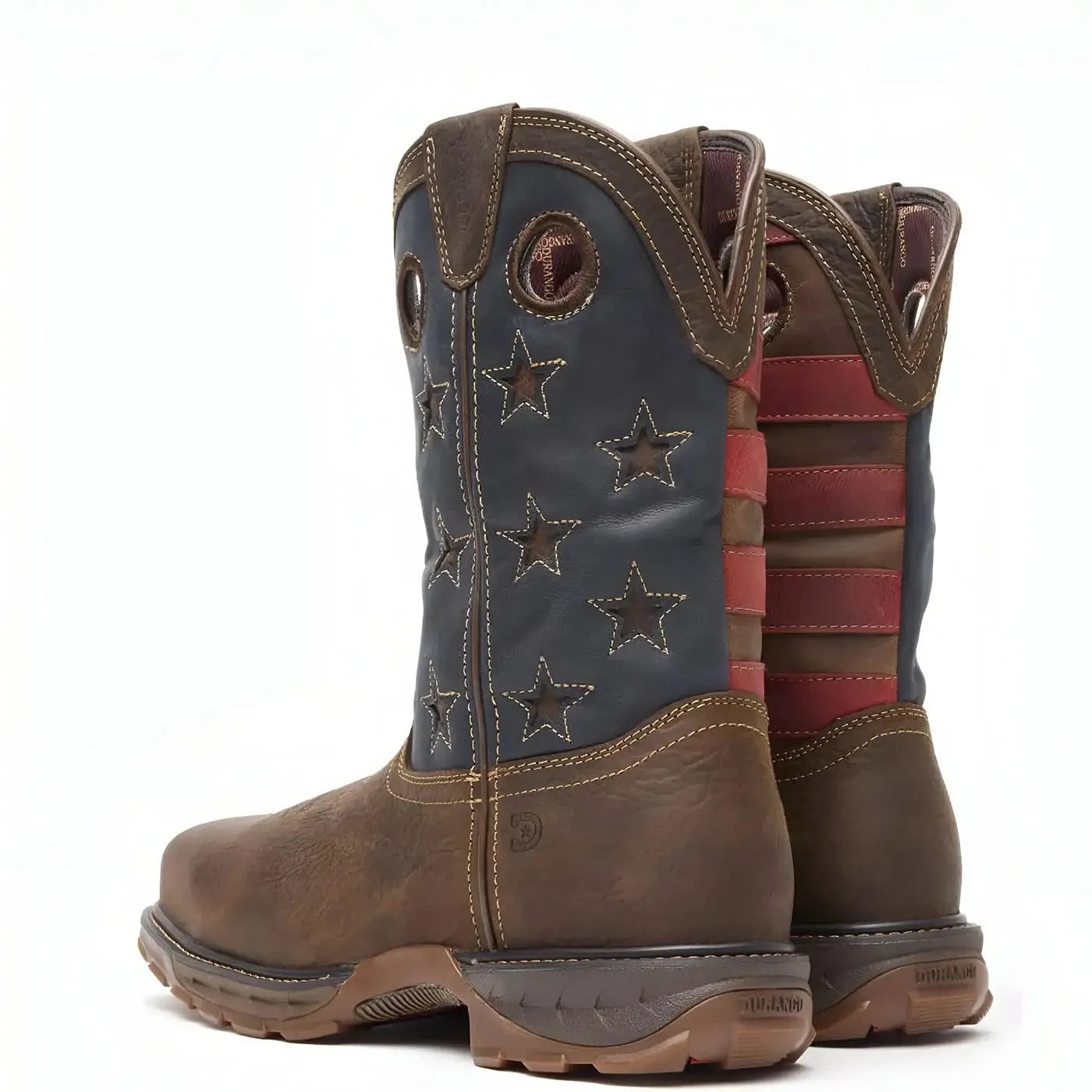 Maverick XP Composite Toe Waterproof Western Work Boot Vintage Flag - Image 5