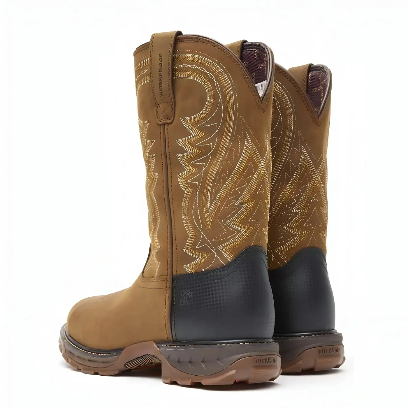 Maverick XP Steel Toe Waterproof Western Work Boot Coyote Brown - Image 4