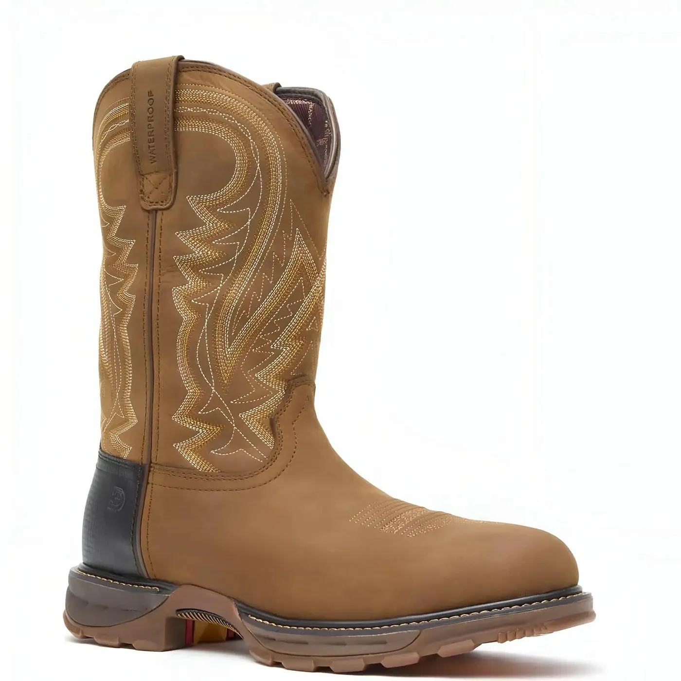 Maverick XP Steel Toe Waterproof Western Work Boot Coyote Brown - Image 6