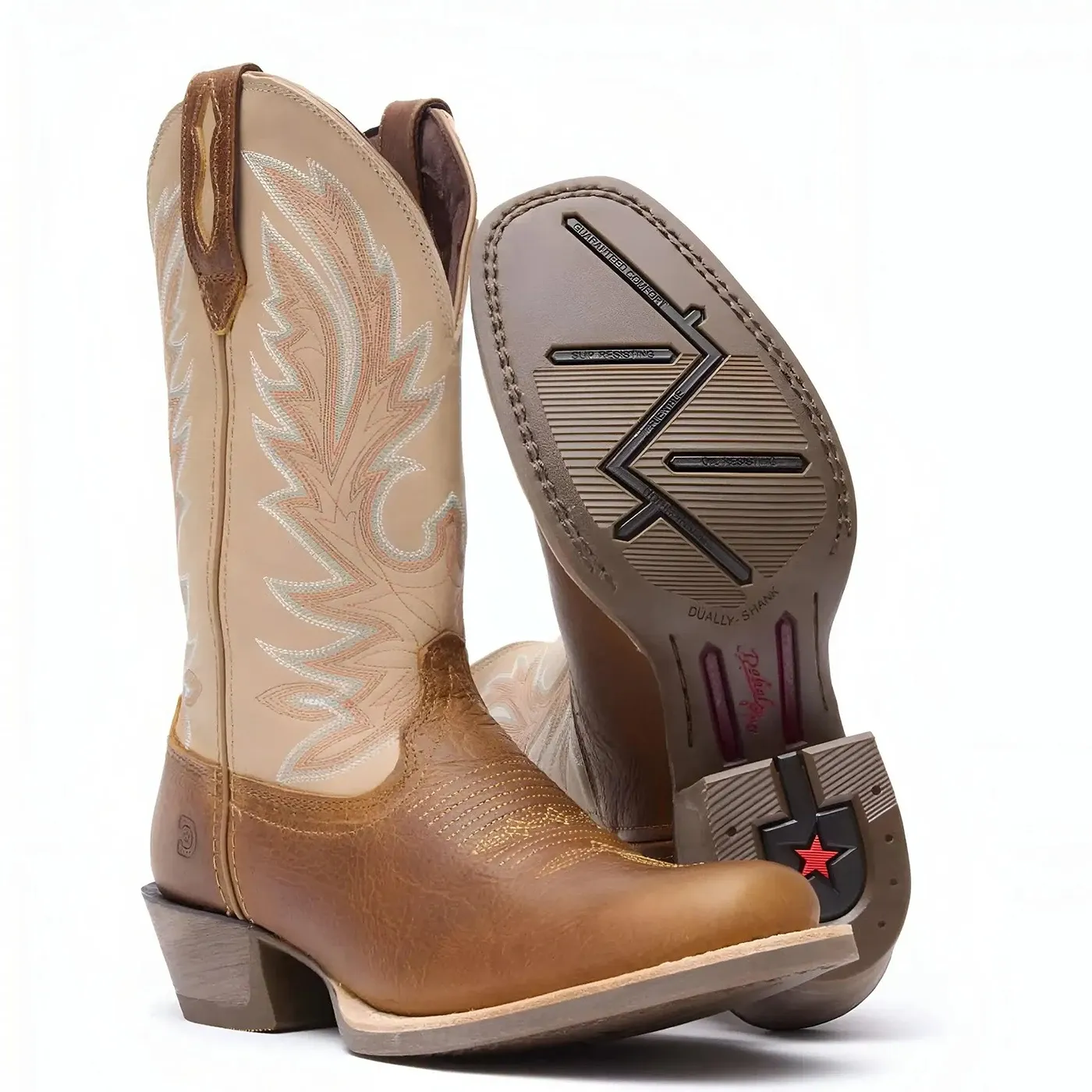 Rebel Pro Golden Brown & Bone Western Boot - Image 4