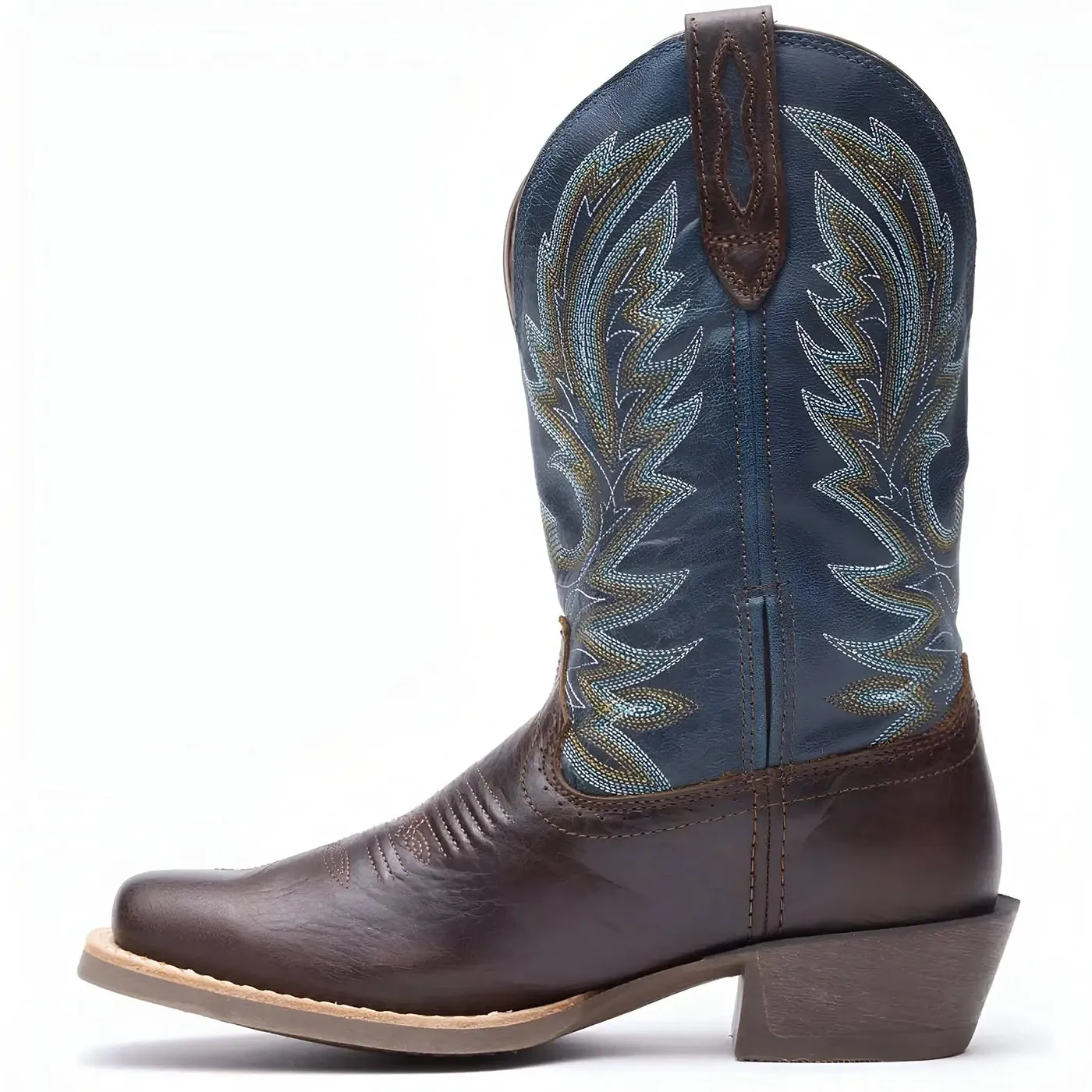Rebel Pro Hickory & Denim Western Boot - Image 5