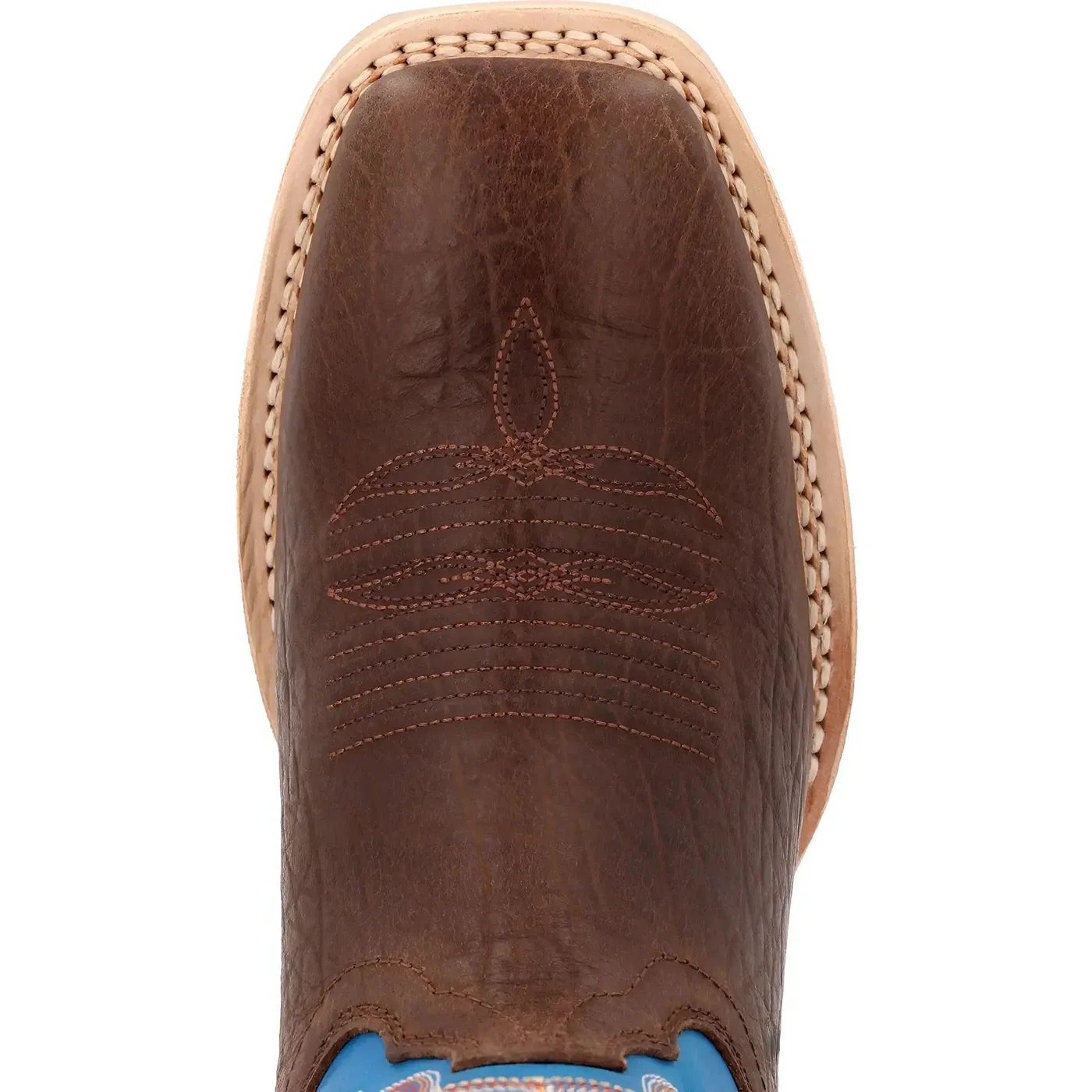 Rebel Pro Bay Brown and Brilliant Blue Western Boot - Image 6
