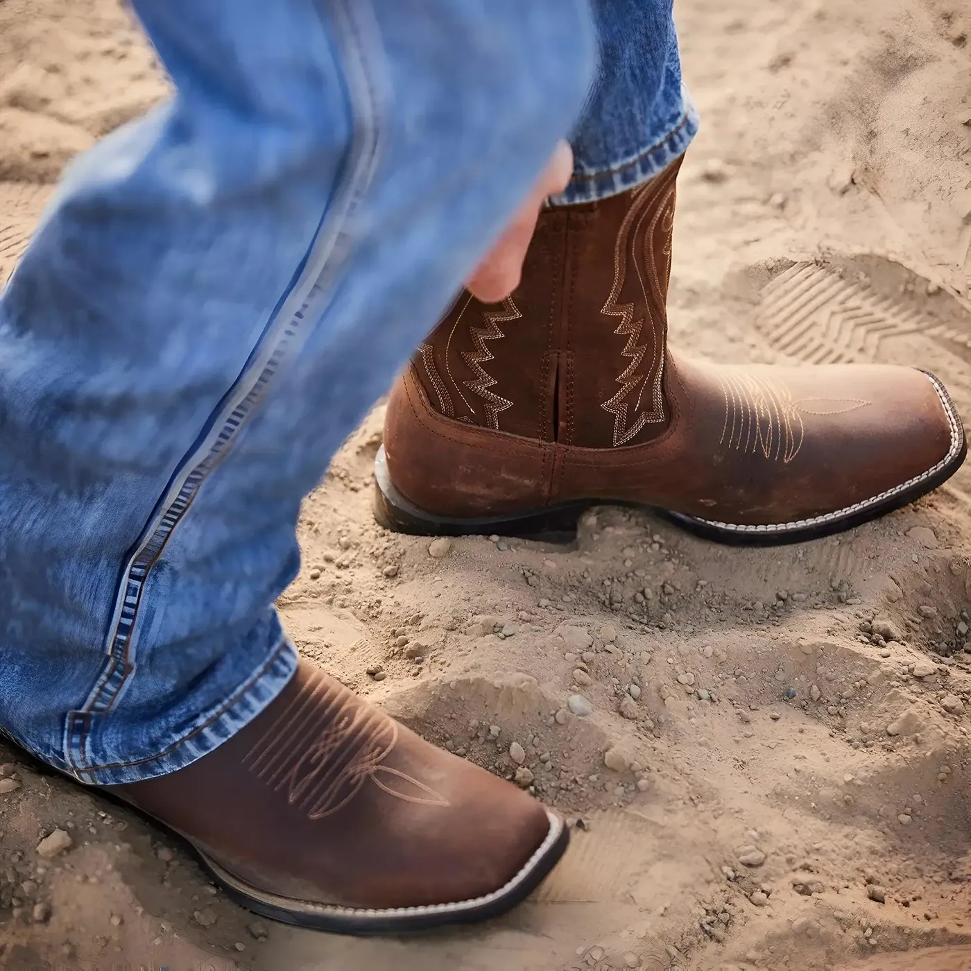 Westward Prairie Brown Western Boot - Image 5