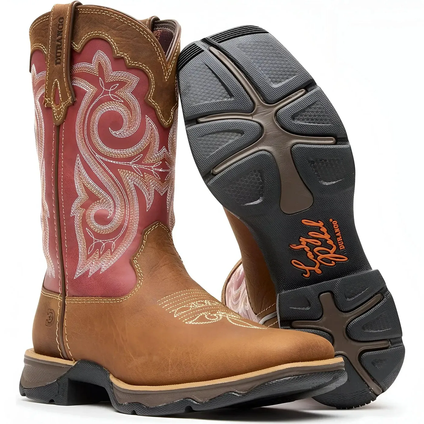 Women’s Lady Rebel by Durango Red Western Boot - Image 3