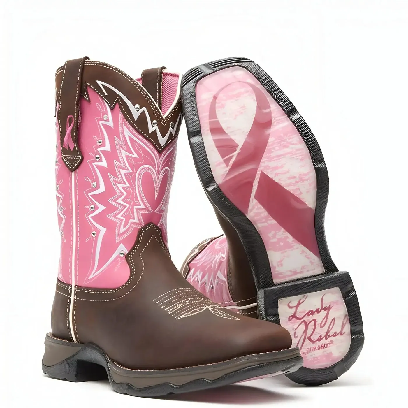 Women’s Lady Rebel by Durango Benefiting Stefanie Spielman Western Boot - Image 3