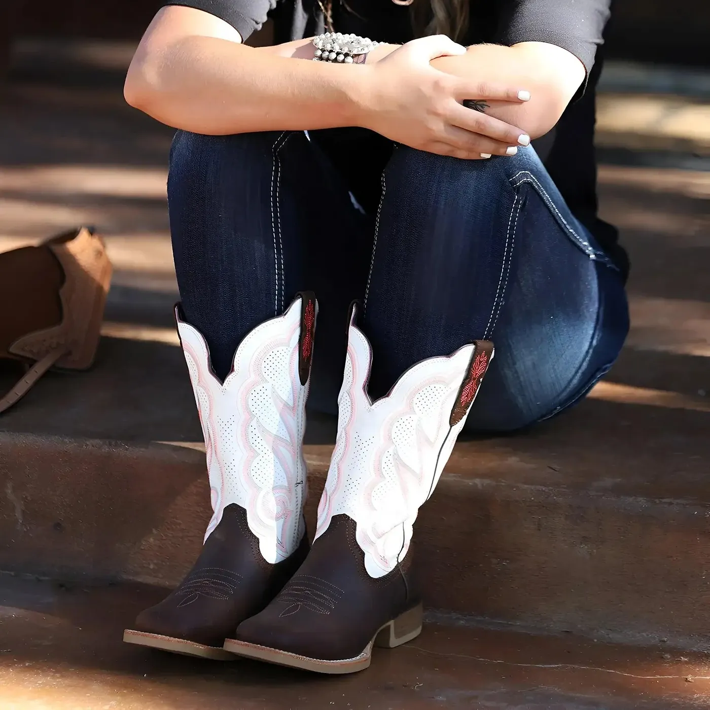 Women’s Durango Lady Rebel Pro™ White Ventilated Western Boot - Image 7