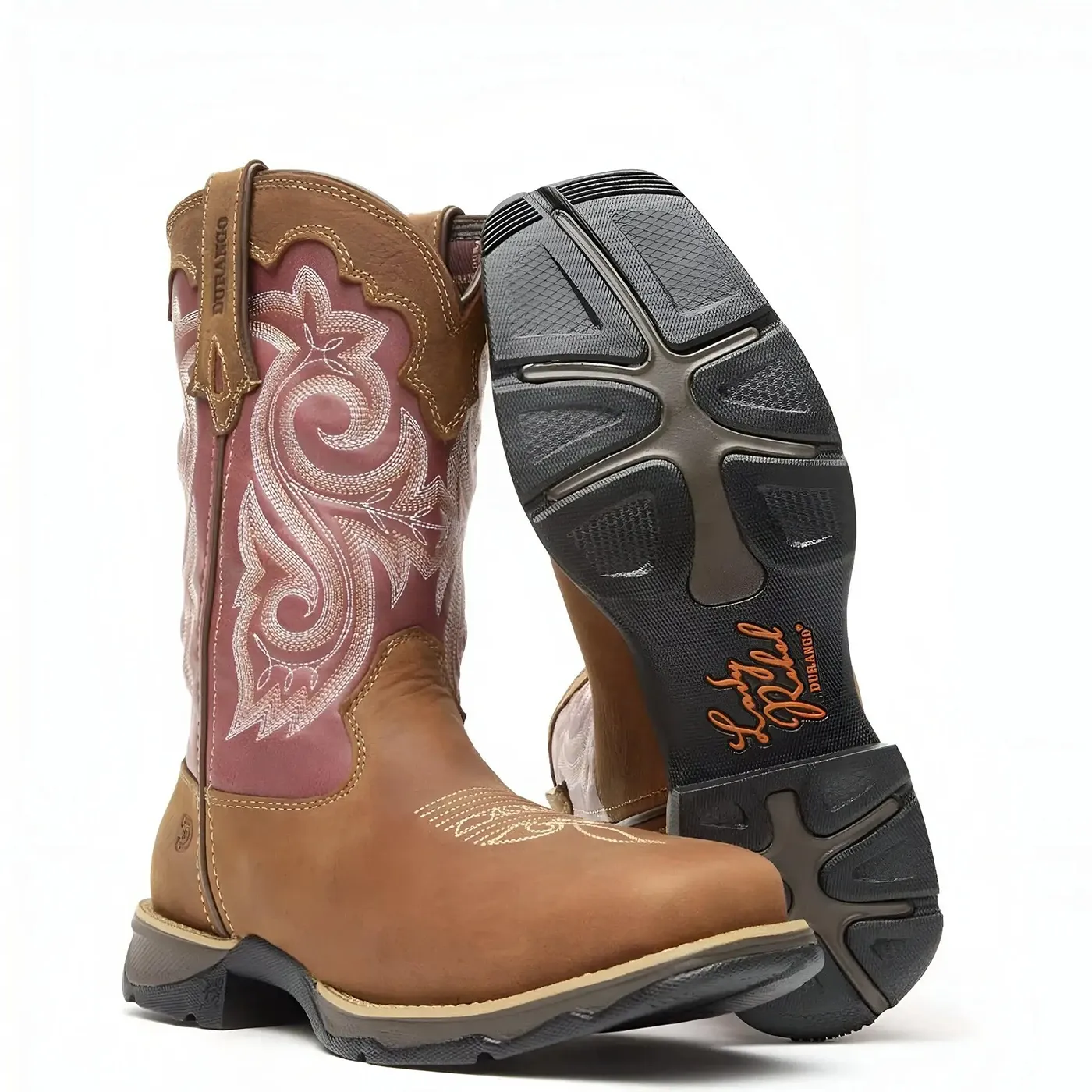 Women’s Lady Rebel Work by Durango Waterproof Composite Toe Western Work Boot - Image 3