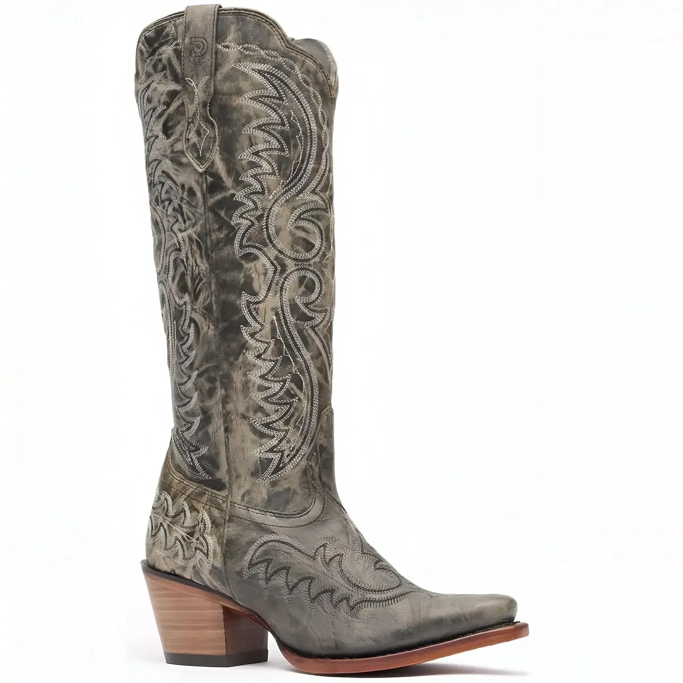 Women’s Durango Crush Tall Western Boot Distressed Graphite - Image 2