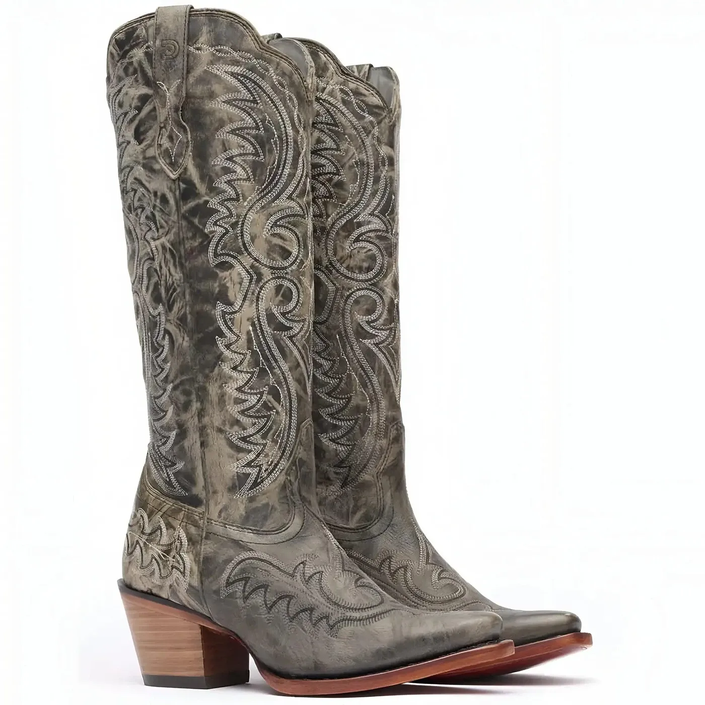 Women’s Durango Crush Tall Western Boot Distressed Graphite - Image 4