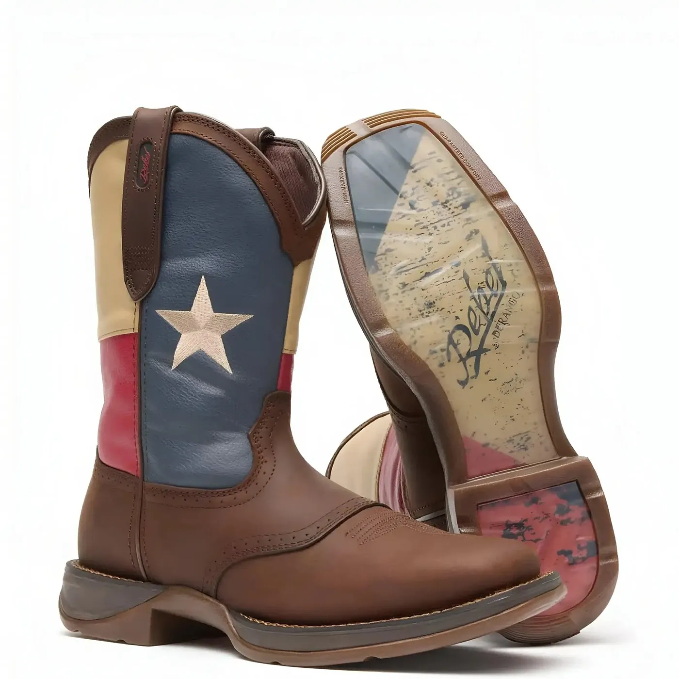Rebel Texas Flag Western Boot - Image 6