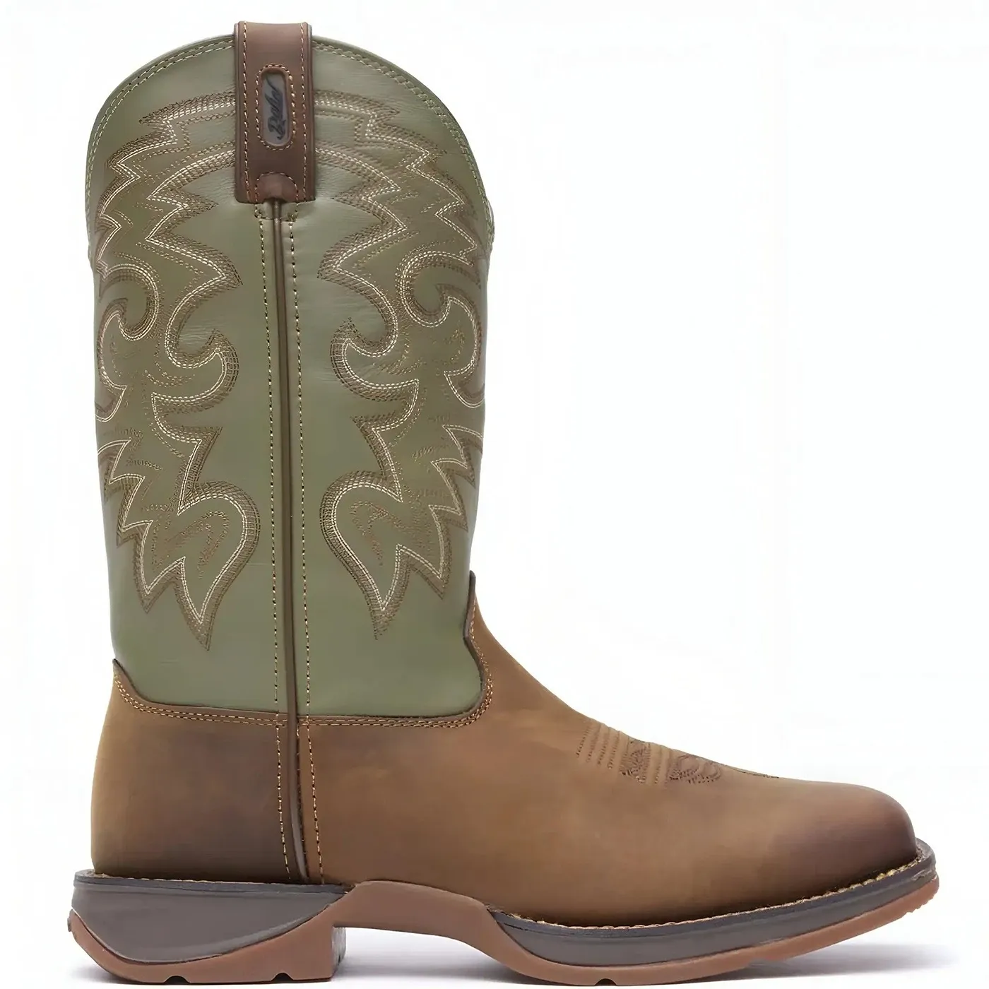 Rebel Coffee & Cactus Pull-On Western Boot