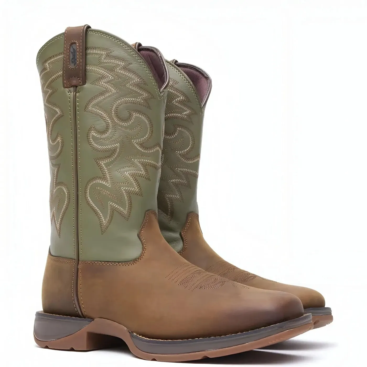 Rebel Coffee & Cactus Pull-On Western Boot - Image 2