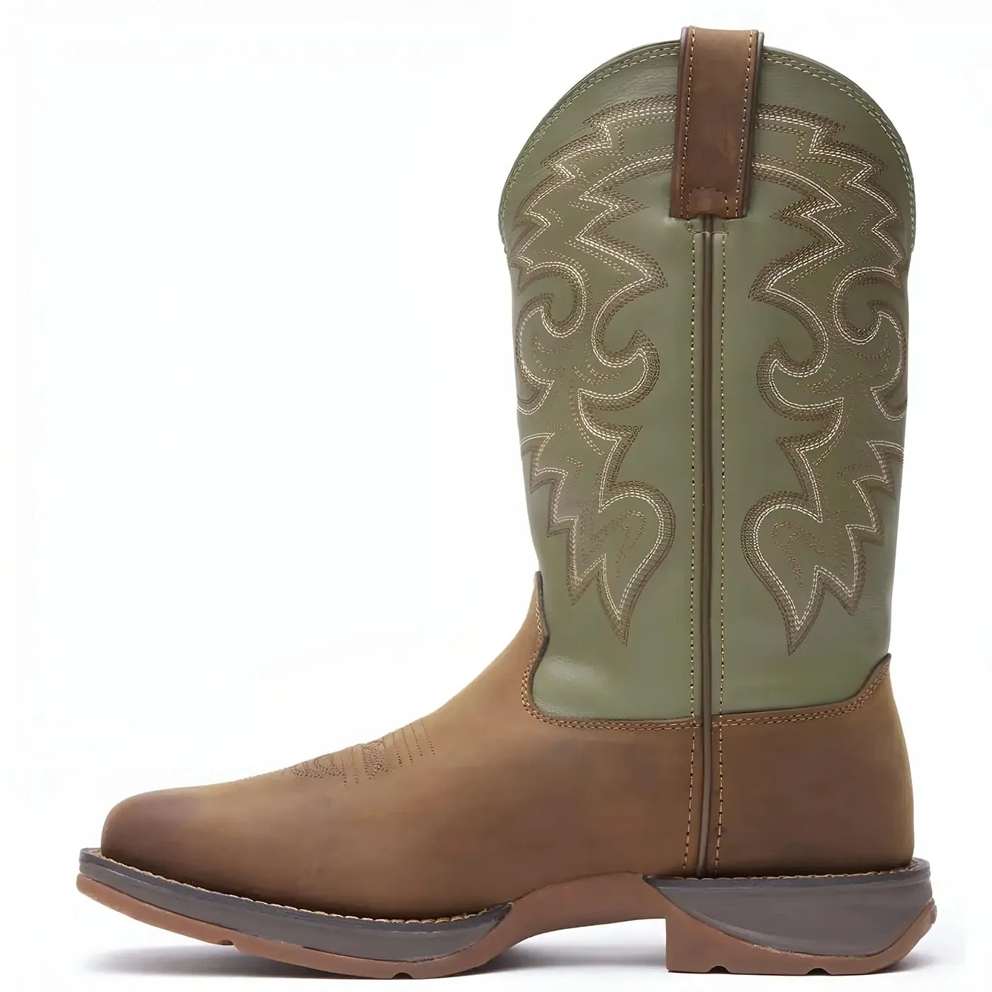 Rebel Coffee & Cactus Pull-On Western Boot - Image 4
