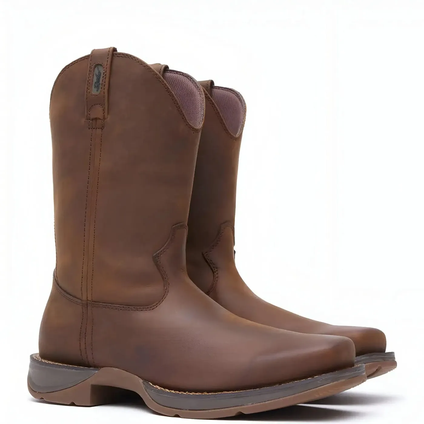 Rebel Brown Pull-On Western Boot - Image 2