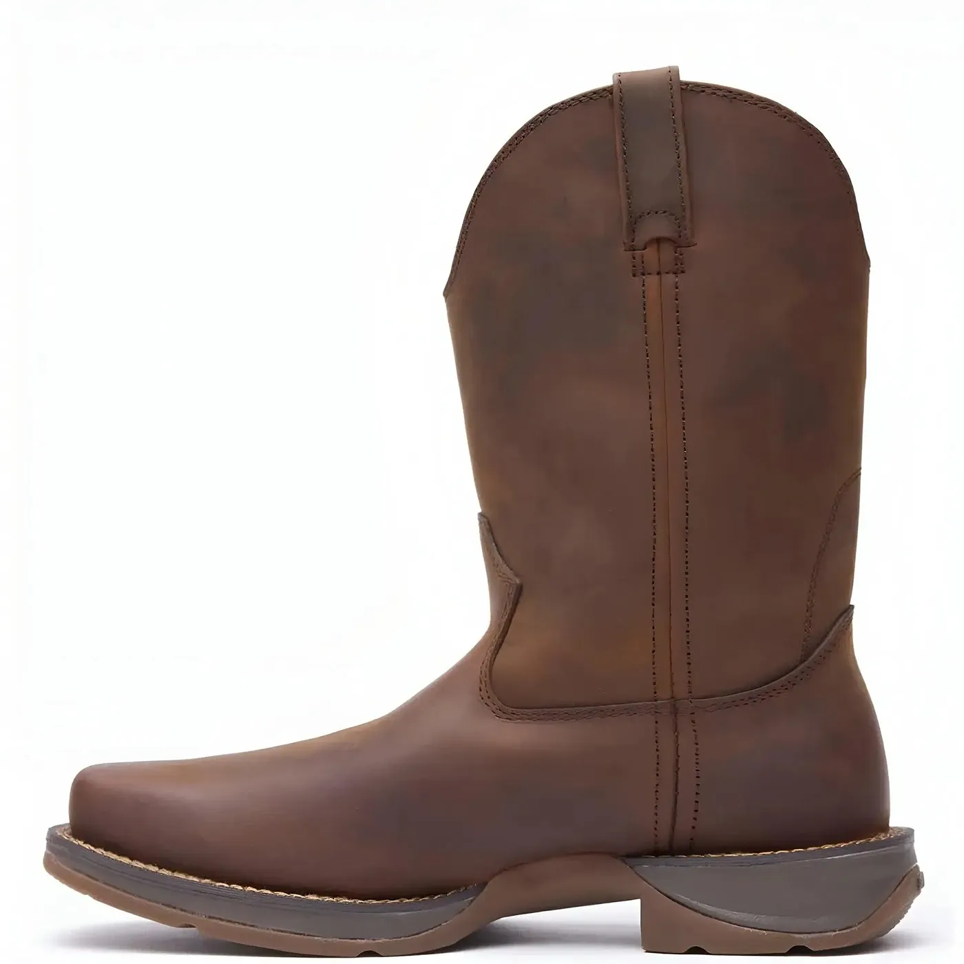 Rebel Brown Pull-On Western Boot - Image 3