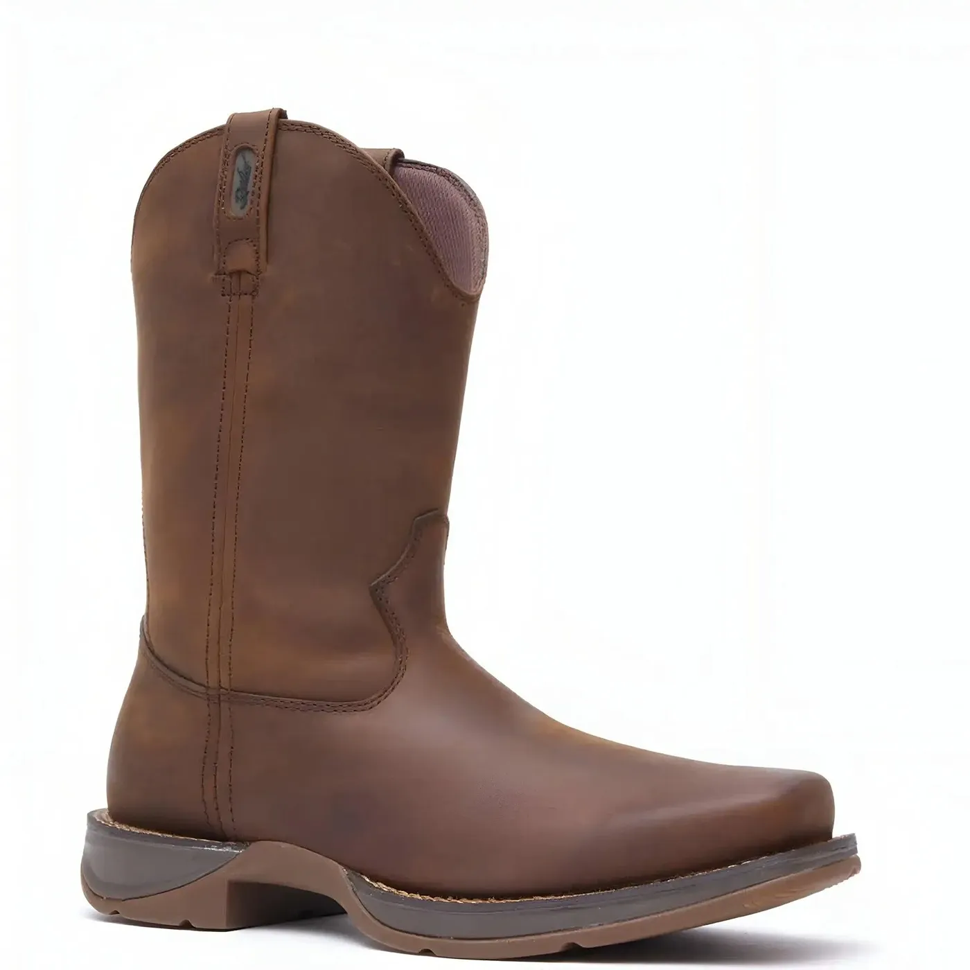 Rebel Brown Pull-On Western Boot - Image 6