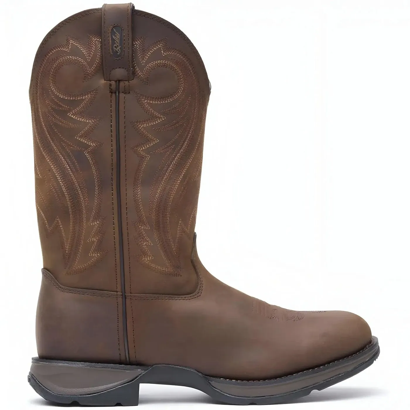 Rebel Chocolate Pull-On Western Boot