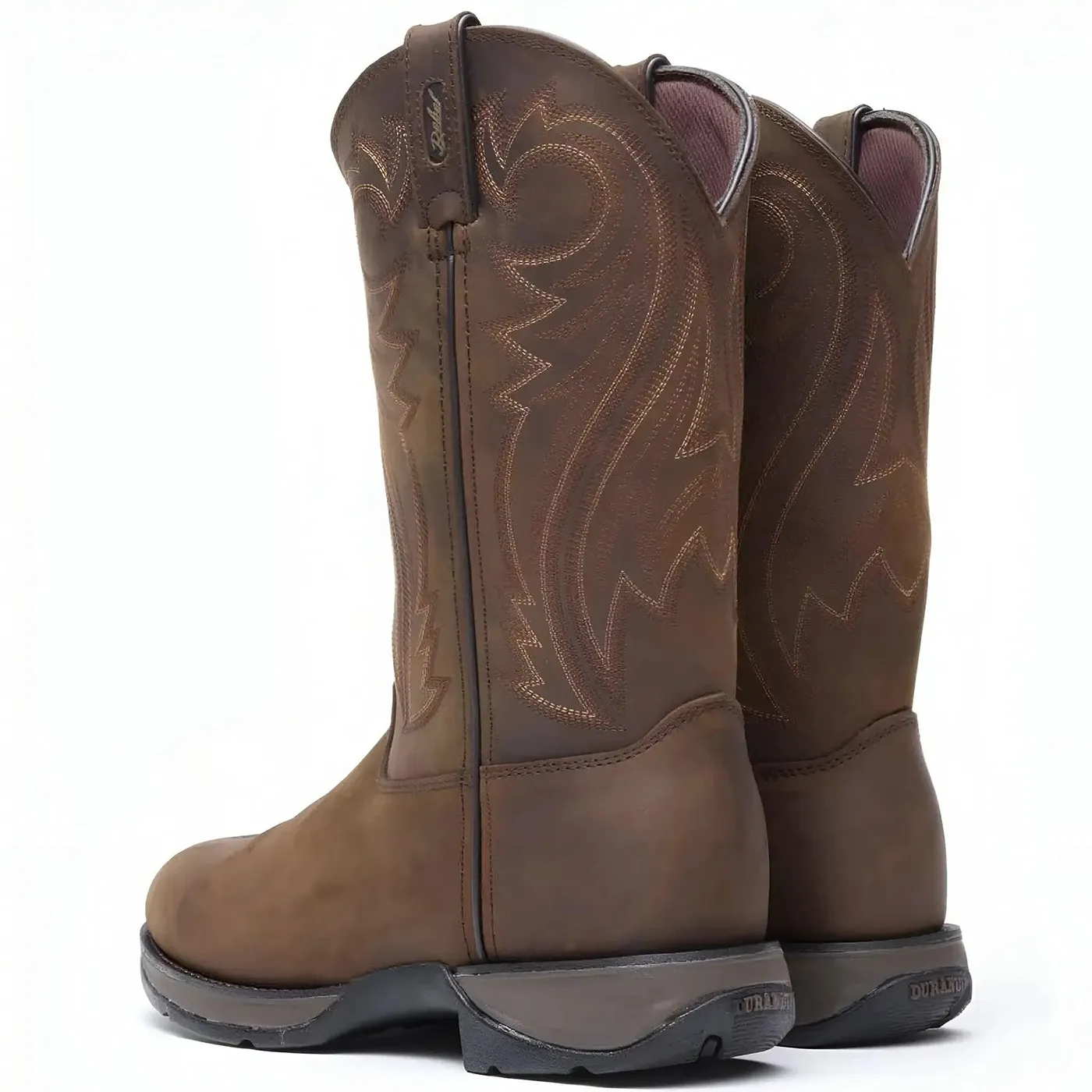 Rebel Chocolate Pull-On Western Boot - Image 4